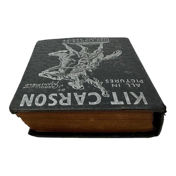 KIT CARSON PIONEER SCOUT 1933 Big Little Book All in Pictures Hardcover - Picture 4 of 16